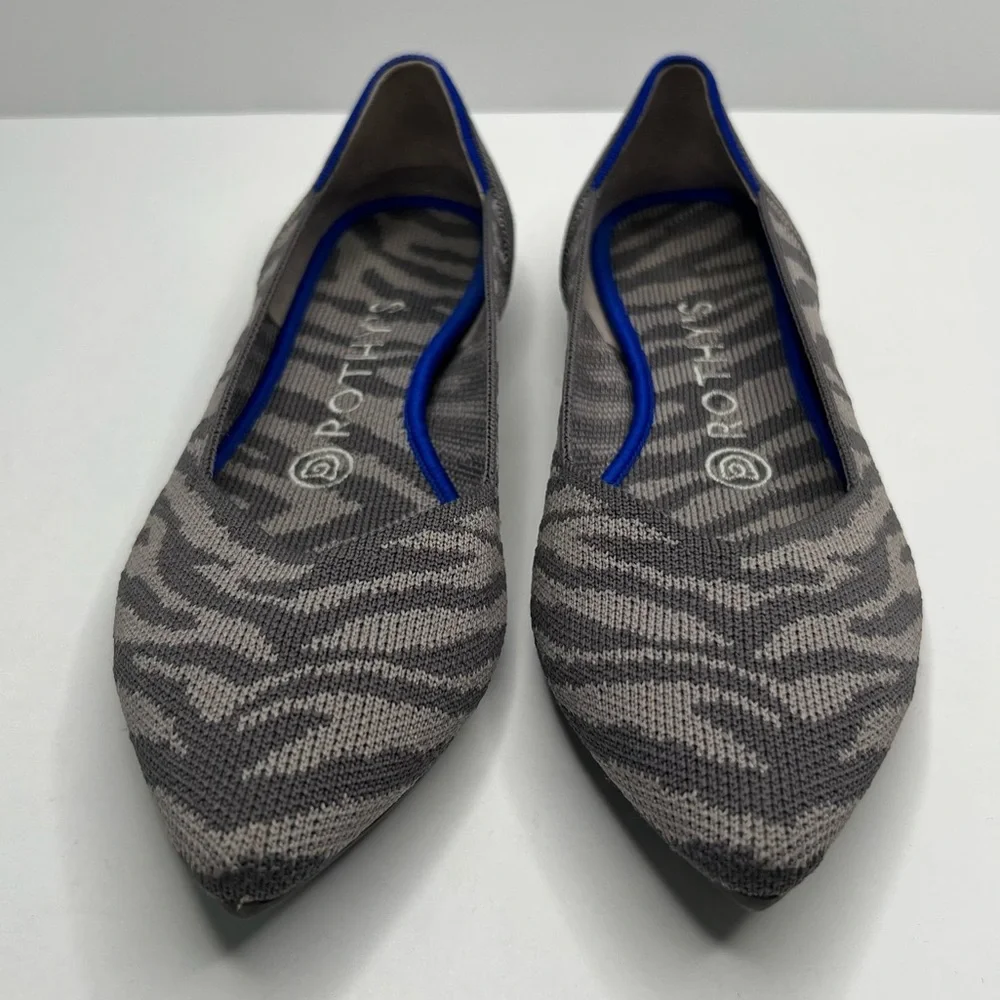 Rothy’s The Point Grey Zebra Size 7.5